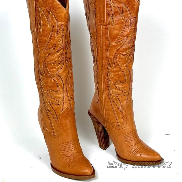 Jessica Simpson Alan Cowboy Cowgirl Boots - Women's 9B Excellent Condition - Picture 6 of 15